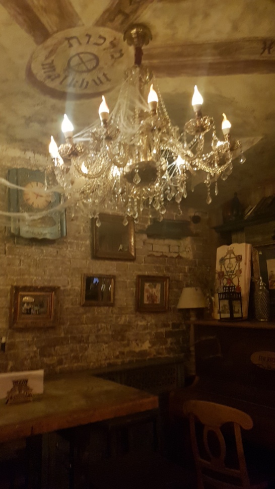 Swanky chandelier