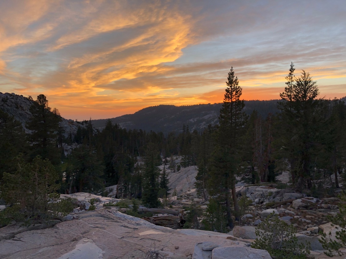 Sunset - Grant Lake Yosemite